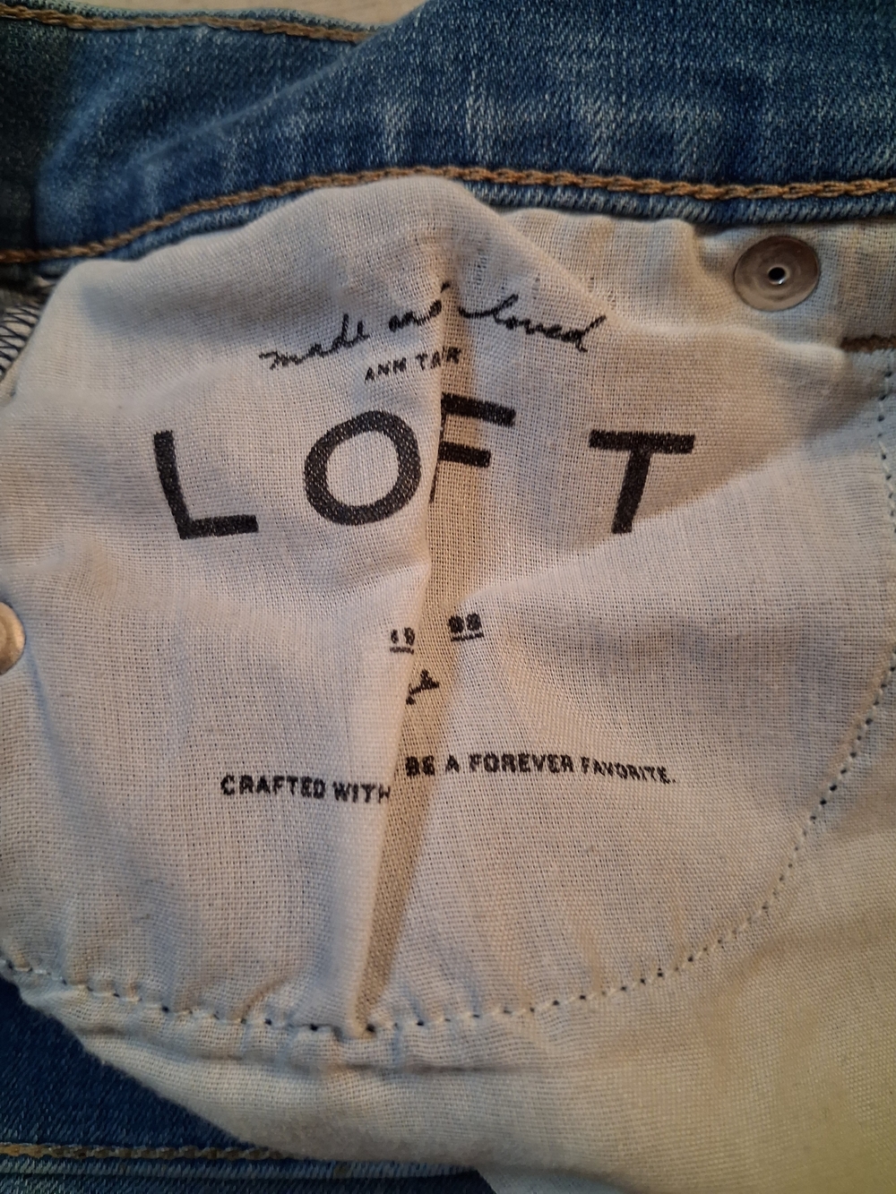 Ann Taylor Loft Modern Skinny Jeans Women's Size 4 - Picture 4 of 9